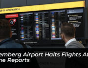 nuremberg airport halts flights after drone reports ayAA