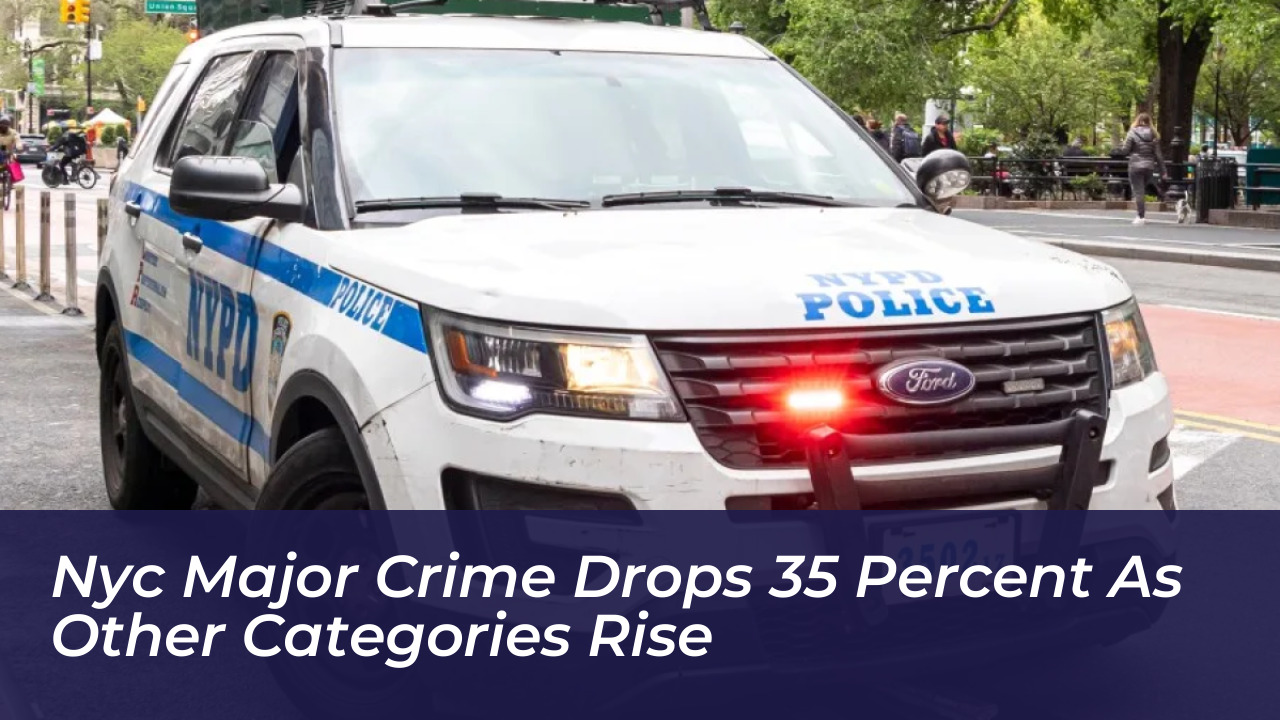nyc major crime drops 35 percent as other categories rise UOSU