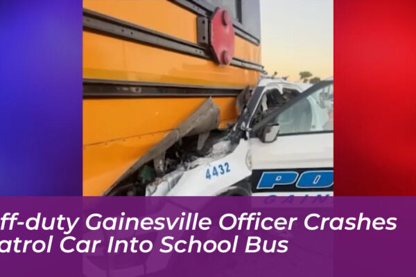 off duty gainesville officer crashes patrol car into school bus fNUa