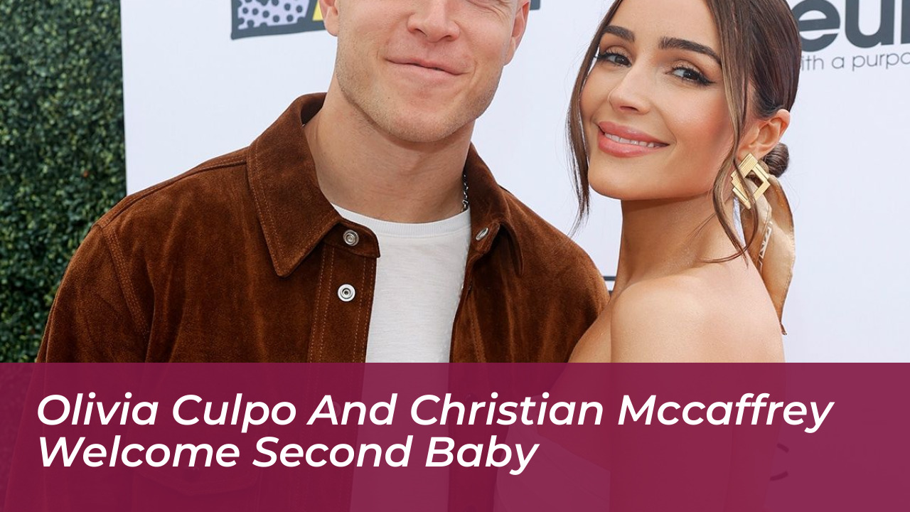 olivia culpo and christian mccaffrey welcome second baby Z2Nt