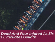 one dead and four injured as six flags evacuates goliath Cv8g