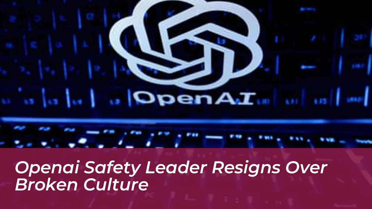 openai safety leader resigns over broken culture Zvv2