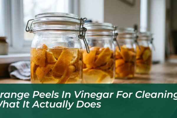 orange peels in vinegar for cleaning what it actually does BCeP