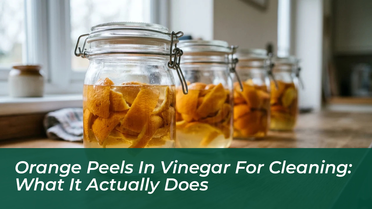 orange peels in vinegar for cleaning what it actually does BCeP