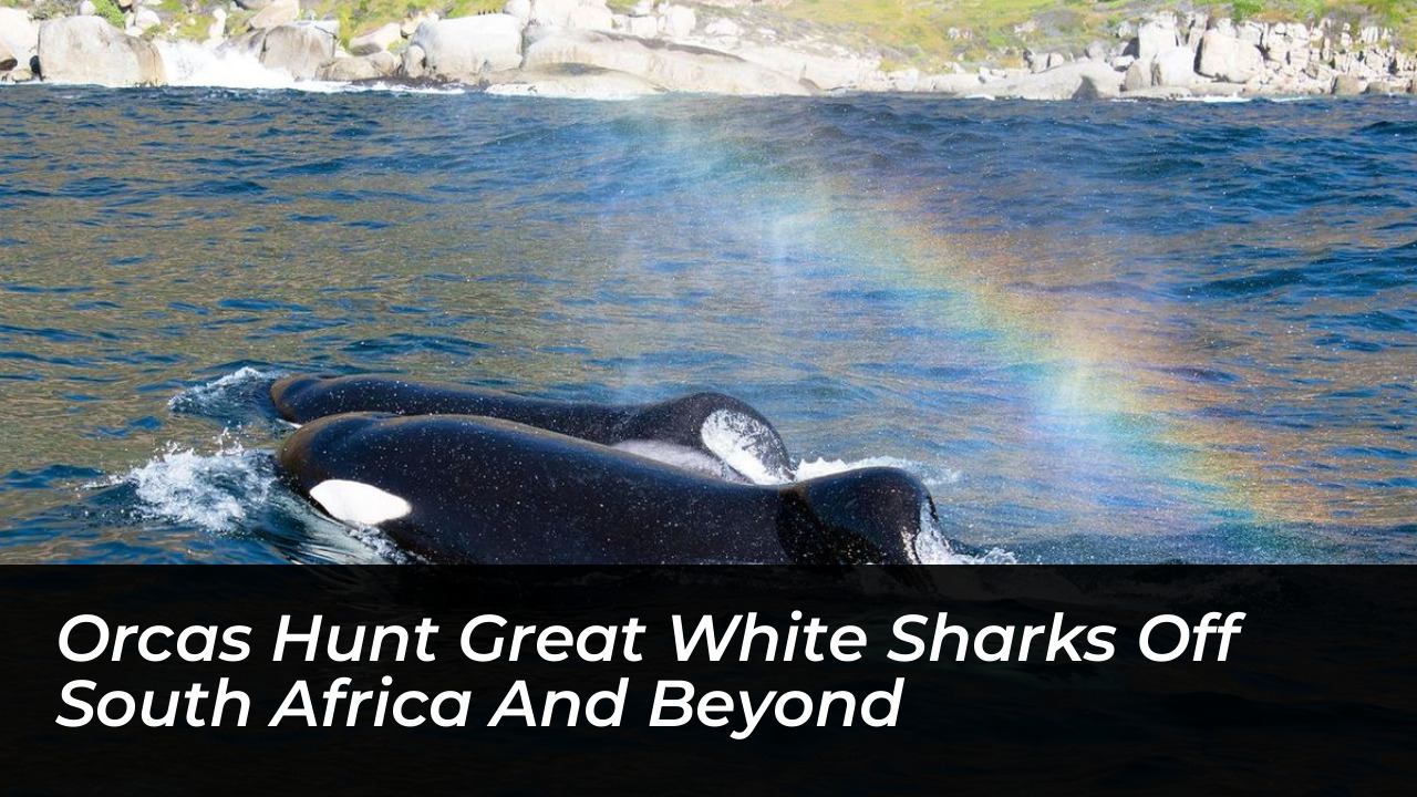 orcas hunt great white sharks off south africa and beyond qcLA