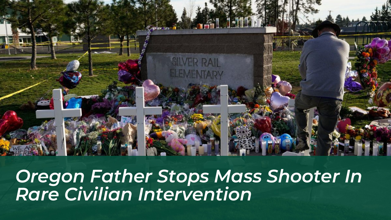 oregon father stops mass shooter in rare civilian intervention qe66
