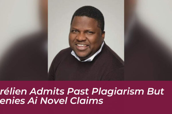 orelien admits past plagiarism but denies ai novel claims T7zp