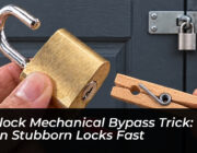 padlock mechanical bypass trick open stubborn locks fast WWsS