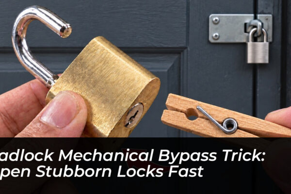 padlock mechanical bypass trick open stubborn locks fast WWsS