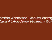pamela anderson debuts vintage curls at academy museum gala pELB