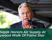 pat sajak honors air supply at hollywood walk of fame star 5SrC