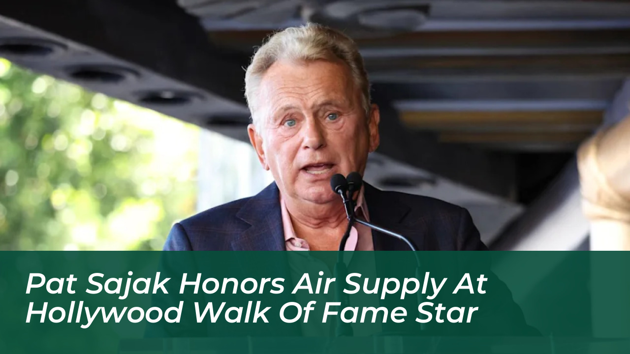 pat sajak honors air supply at hollywood walk of fame star 5SrC