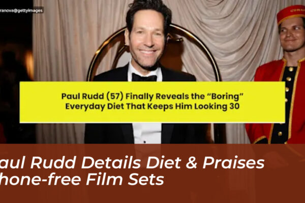 paul rudd details diet praises phone free film sets OnYz