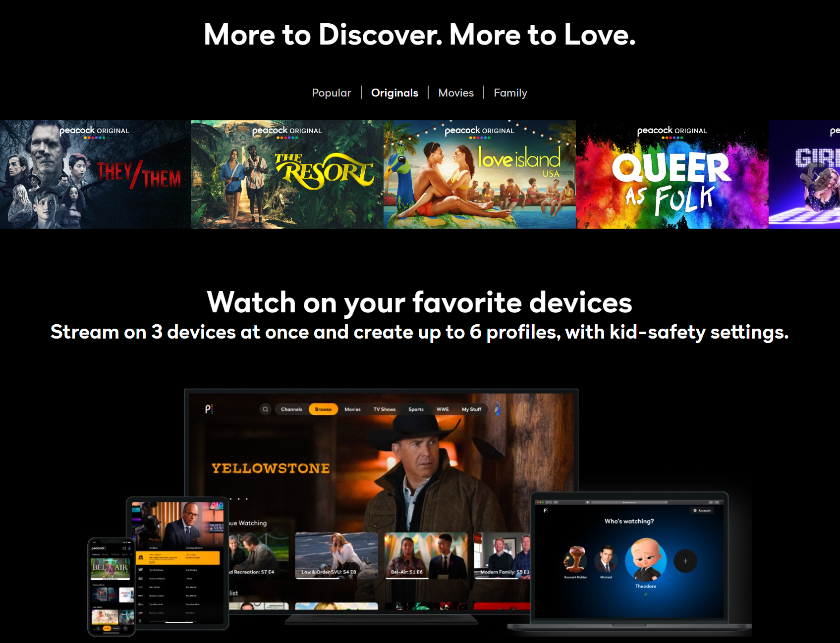 Peacock Streaming Logo Television Screen True Crime Documentary