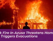 peak fire in azusa threatens homes and triggers evacuations 2Qng