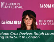 penelope cruz revives ralph lauren spring 2014 suit in london SaSX