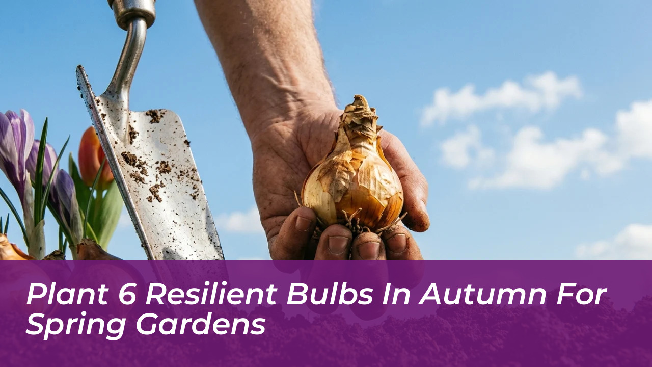 plant 6 resilient bulbs in autumn for spring gardens ZAYM