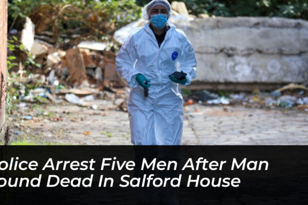 police arrest five men after man found dead in salford house 51Lv