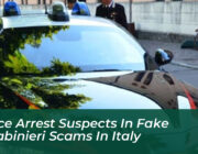 police arrest suspects in fake carabinieri scams in italy 0LVB