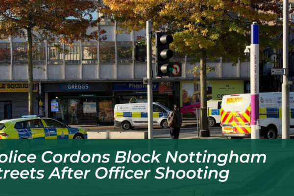 police cordons block nottingham streets after officer shooting 6qwA