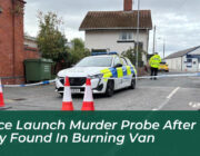 police launch murder probe after body found in burning van 6lNd