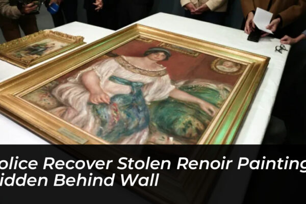 police recover stolen renoir paintings hidden behind wall 8Liq