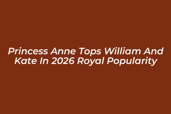 princess anne tops william and kate in 2026 royal popularity lX1k