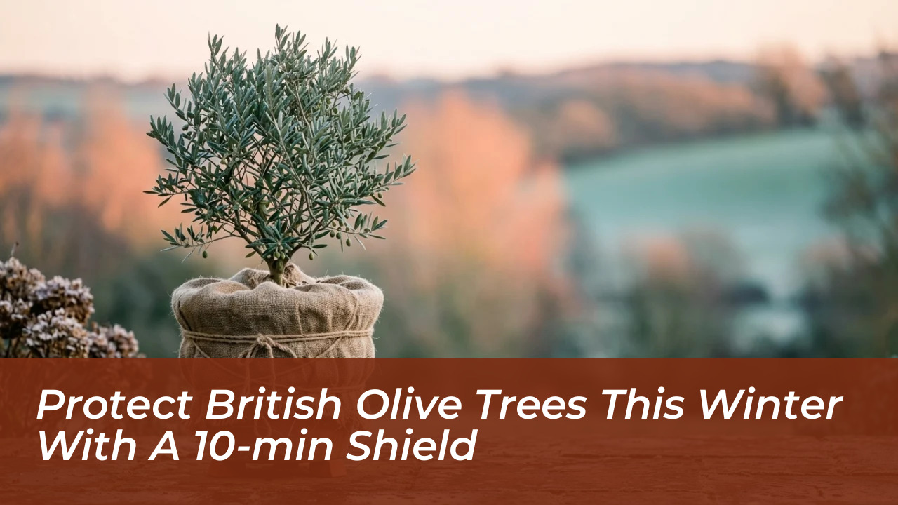protect british olive trees this winter with a 10 min shield p56Q