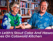 prue leiths stout cake and hawaiian dishes on cotswold kitchen EQPn