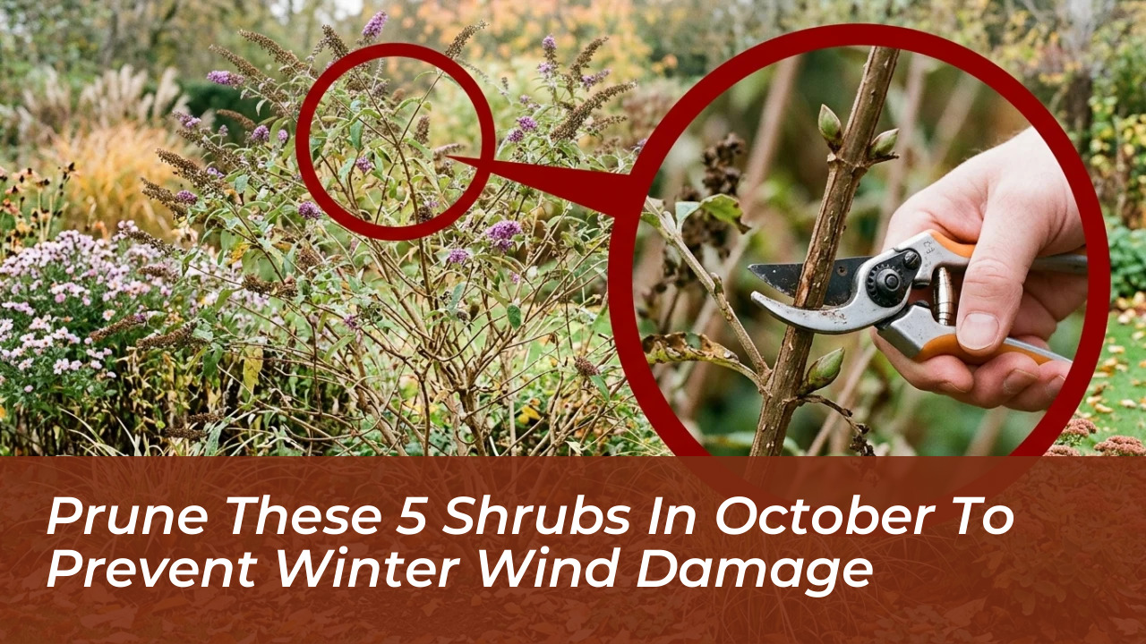 prune these 5 shrubs in october to prevent winter wind damage bvGE