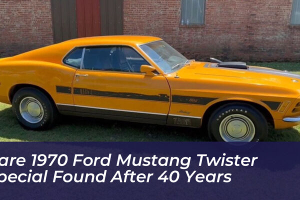 rare 1970 ford mustang twister special found after 40 years qRtv