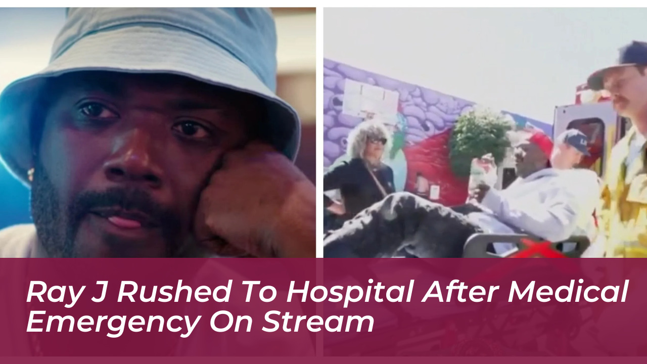 ray j rushed to hospital after medical emergency on stream 5Lf7