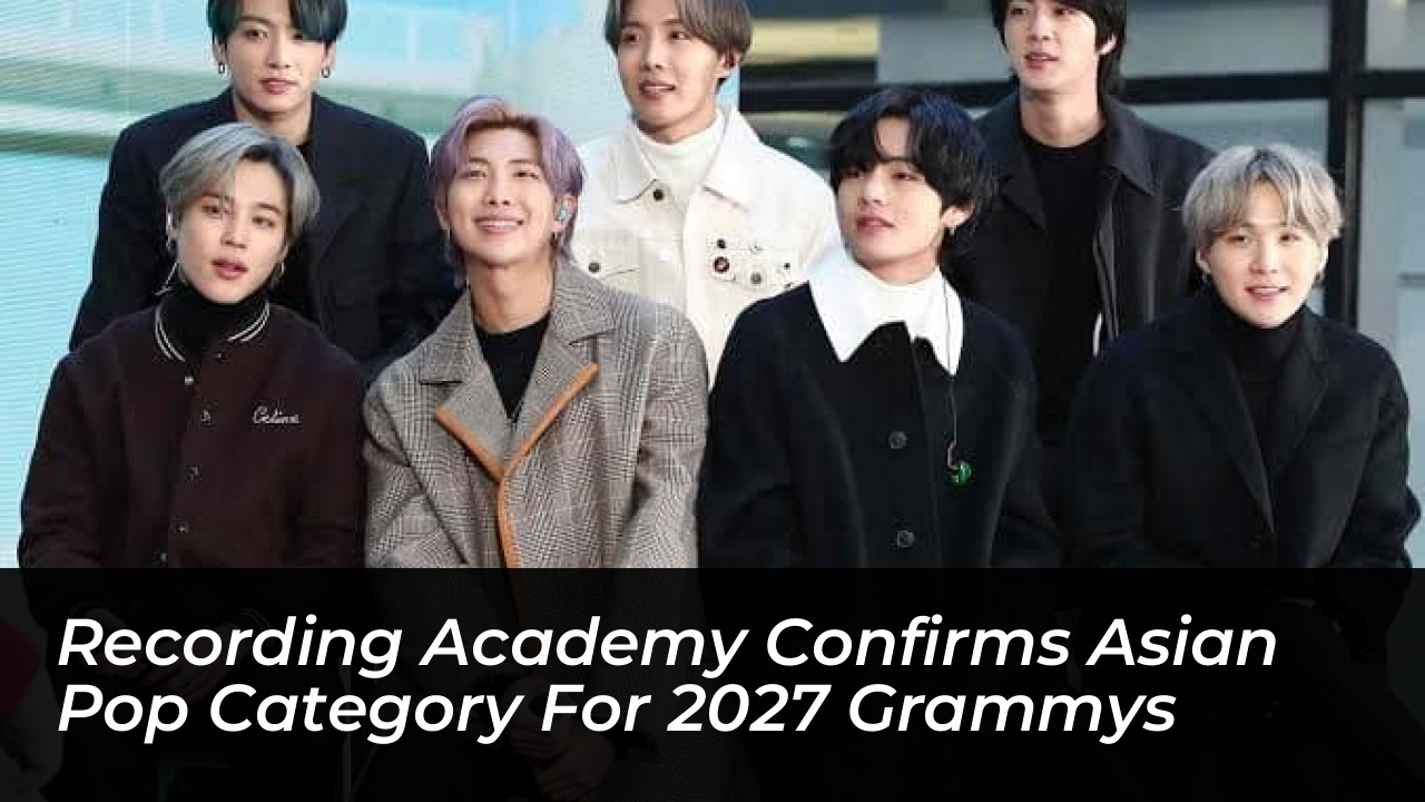 recording academy confirms asian pop category for 2027 grammys W421