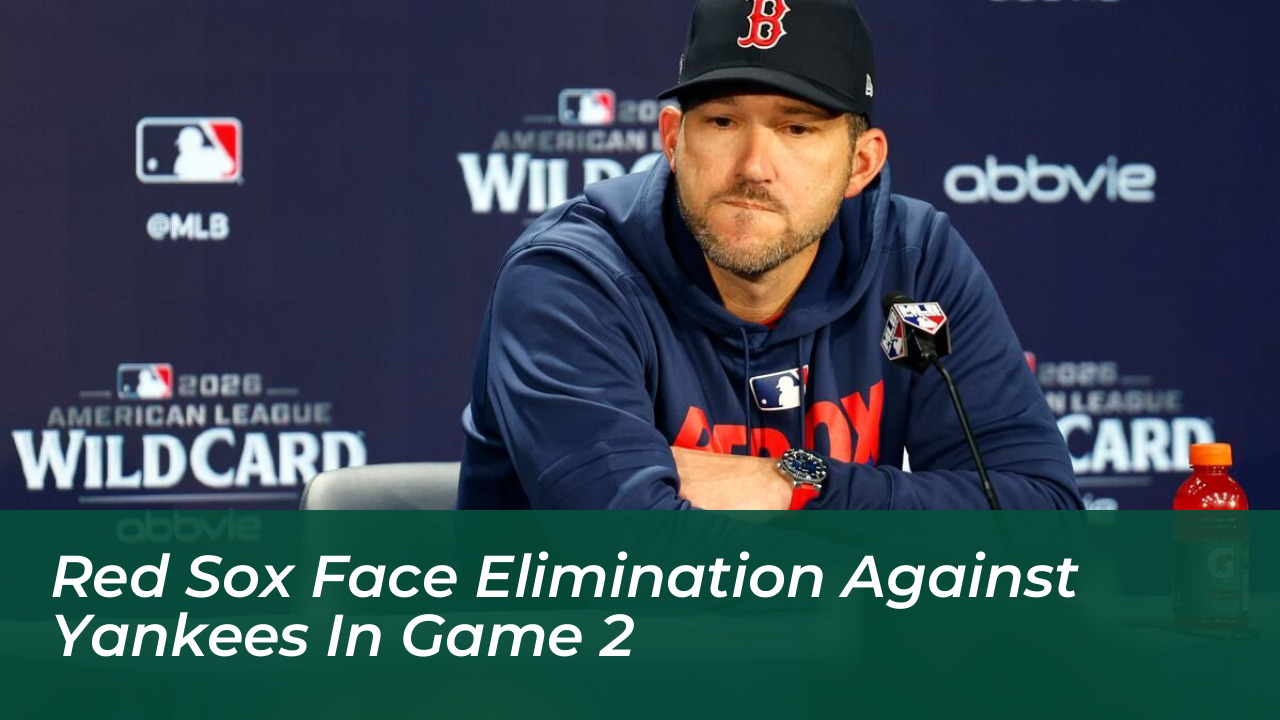 red sox face elimination against yankees in game 2 Yza7