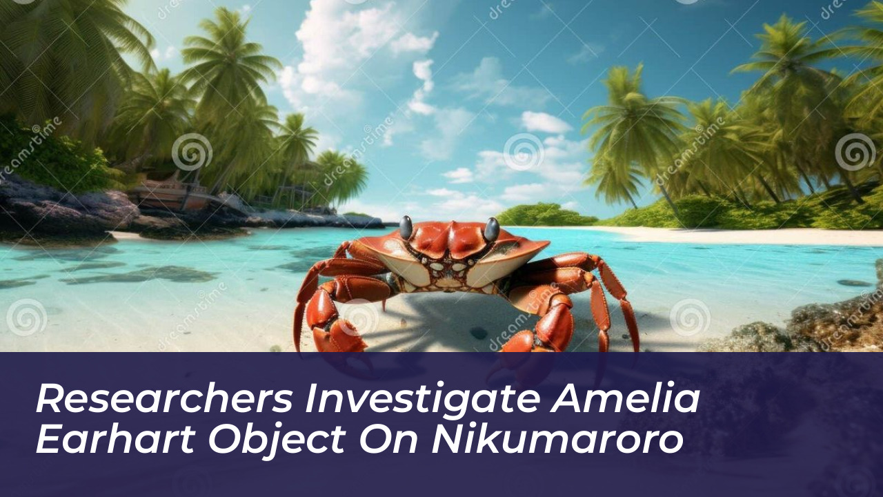 researchers investigate amelia earhart object on nikumaroro KZdq