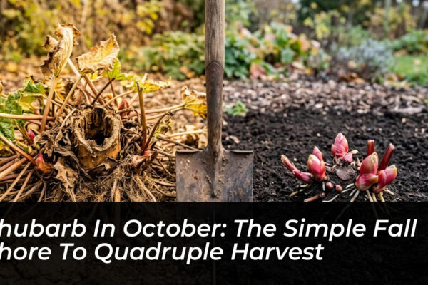 rhubarb in october the simple fall chore to quadruple harvest W4Os