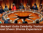 rob beckett exits celebrity traitors michael sheen shares experience j3cU