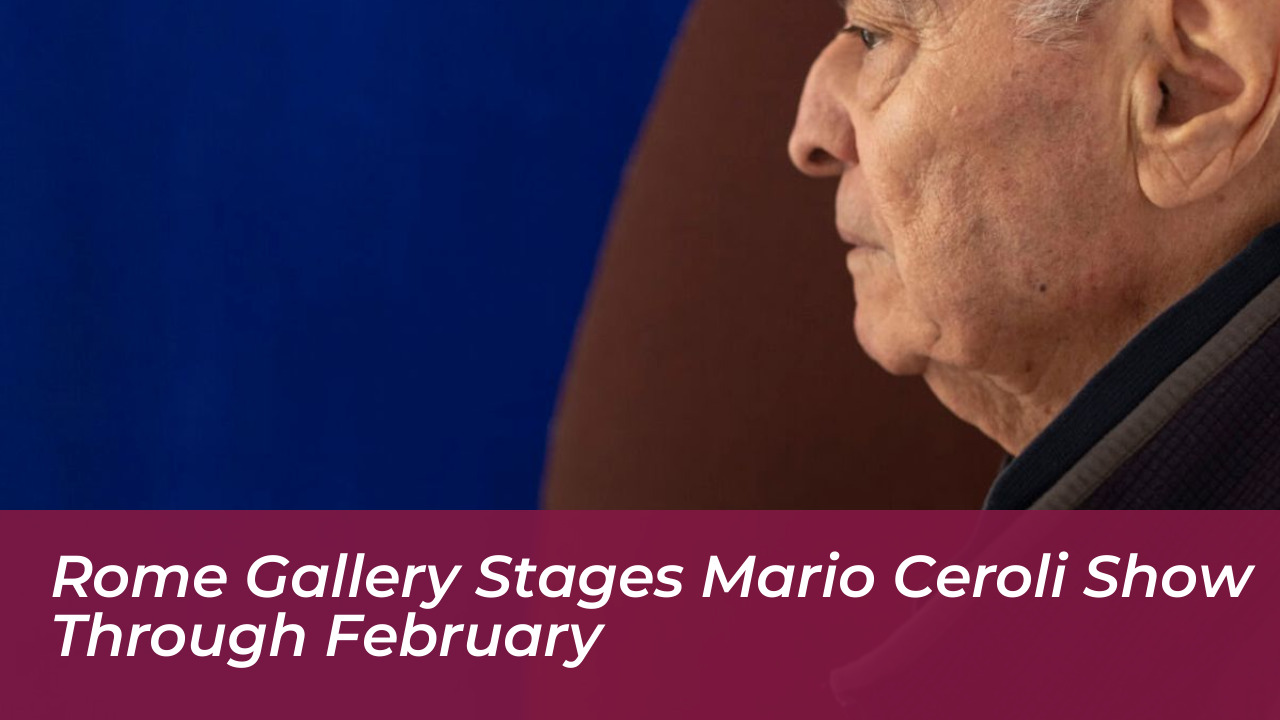 rome gallery stages mario ceroli show through february TGo1