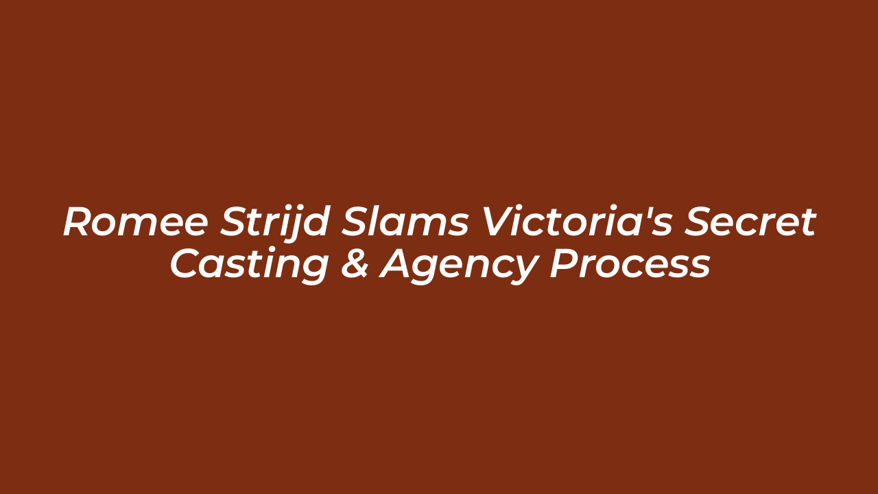 romee strijd slams victorias secret casting agency process 6eF8