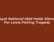 royal national mod holds silence for lewis fishing tragedy Vh1S