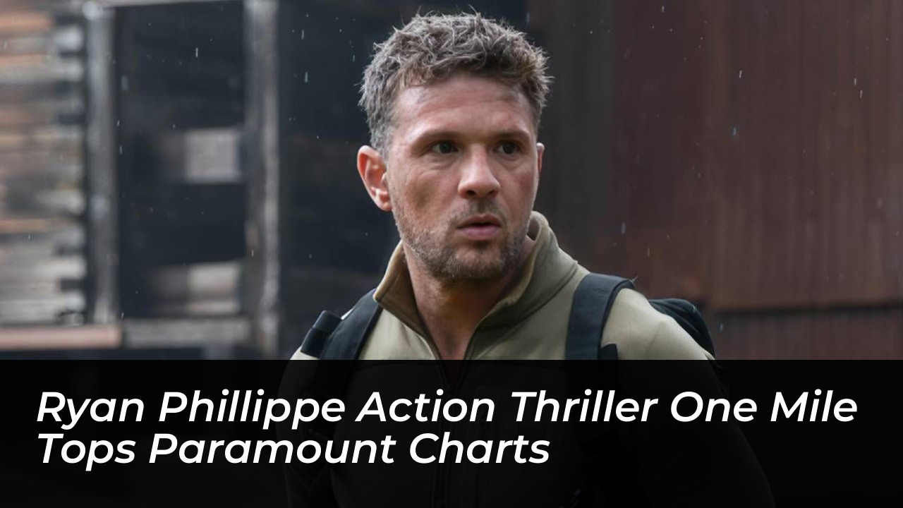 ryan phillippe action thriller one mile tops paramount charts CiNK