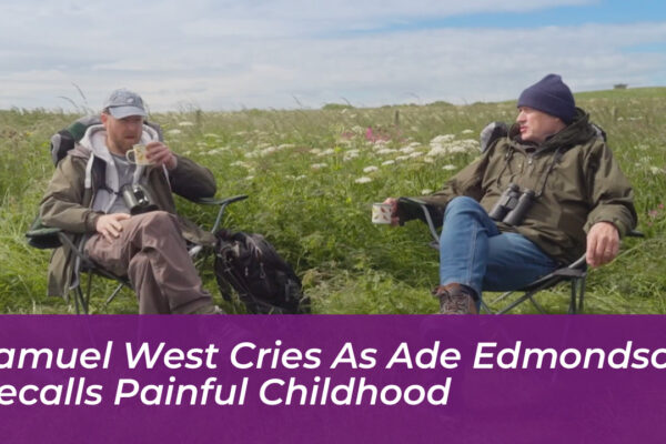 samuel west cries as ade edmondson recalls painful childhood G6Yl