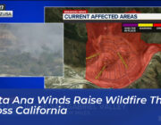 santa ana winds raise wildfire threat across california FgtY
