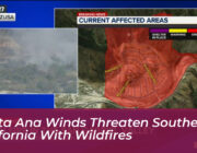 santa ana winds threaten southern california with wildfires CMxL