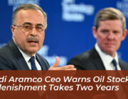 saudi aramco ceo warns oil stock replenishment takes two years SSfT