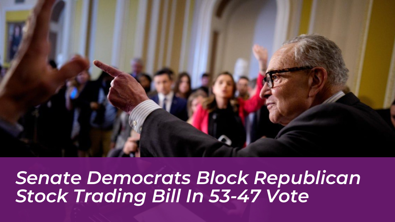 senate democrats block republican stock trading bill in 53 47 vote iWE5