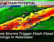 severe storms trigger flash flood warnings in nebraska Ekbw