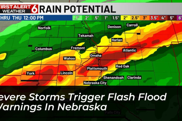 severe storms trigger flash flood warnings in nebraska Ekbw