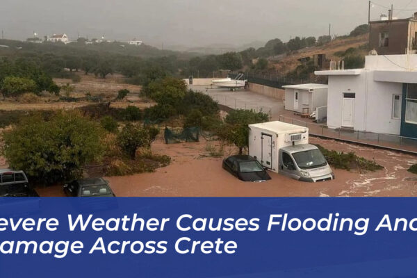 severe weather causes flooding and damage across crete U45W