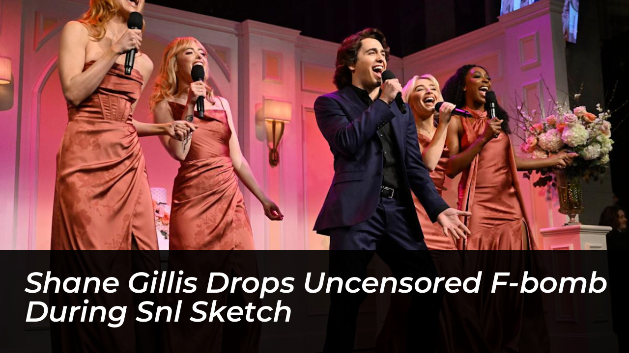 shane gillis drops uncensored f bomb during snl sketch Lt3T